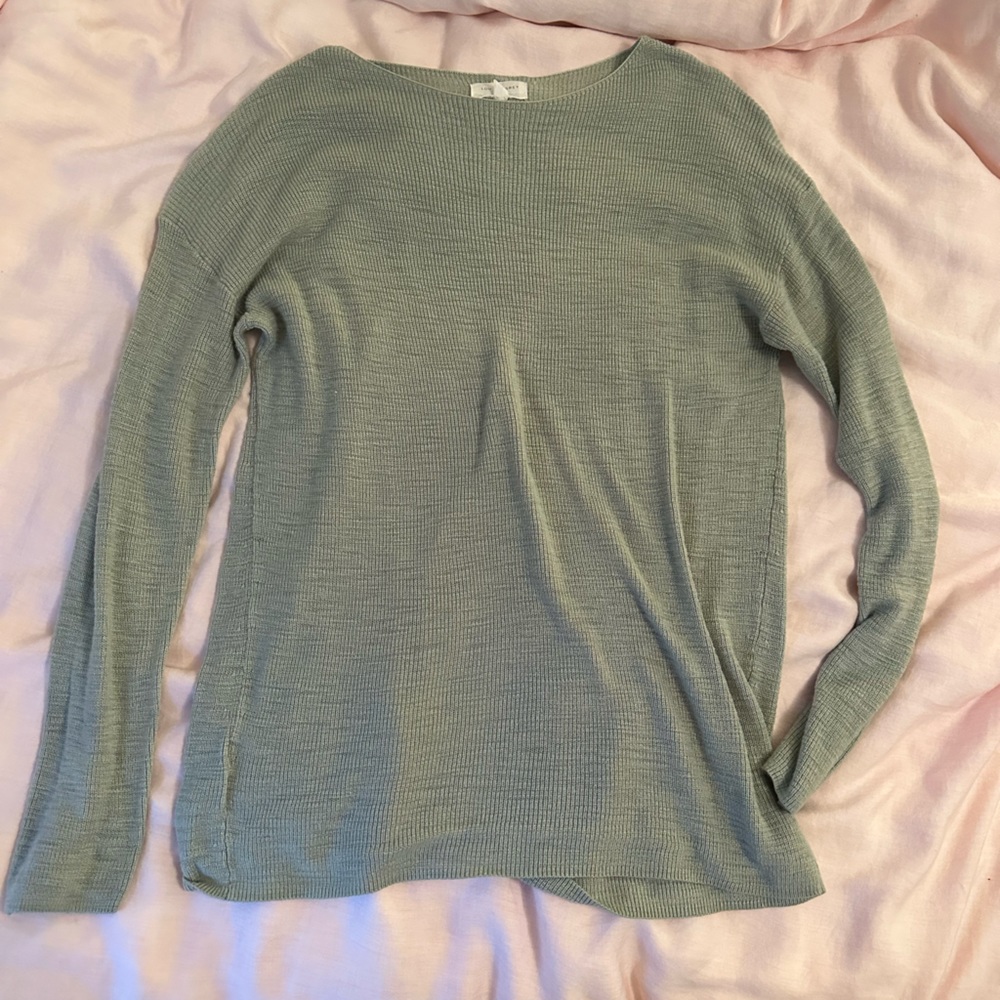 Lou and Grey sweater. Green sweater. Size small.
